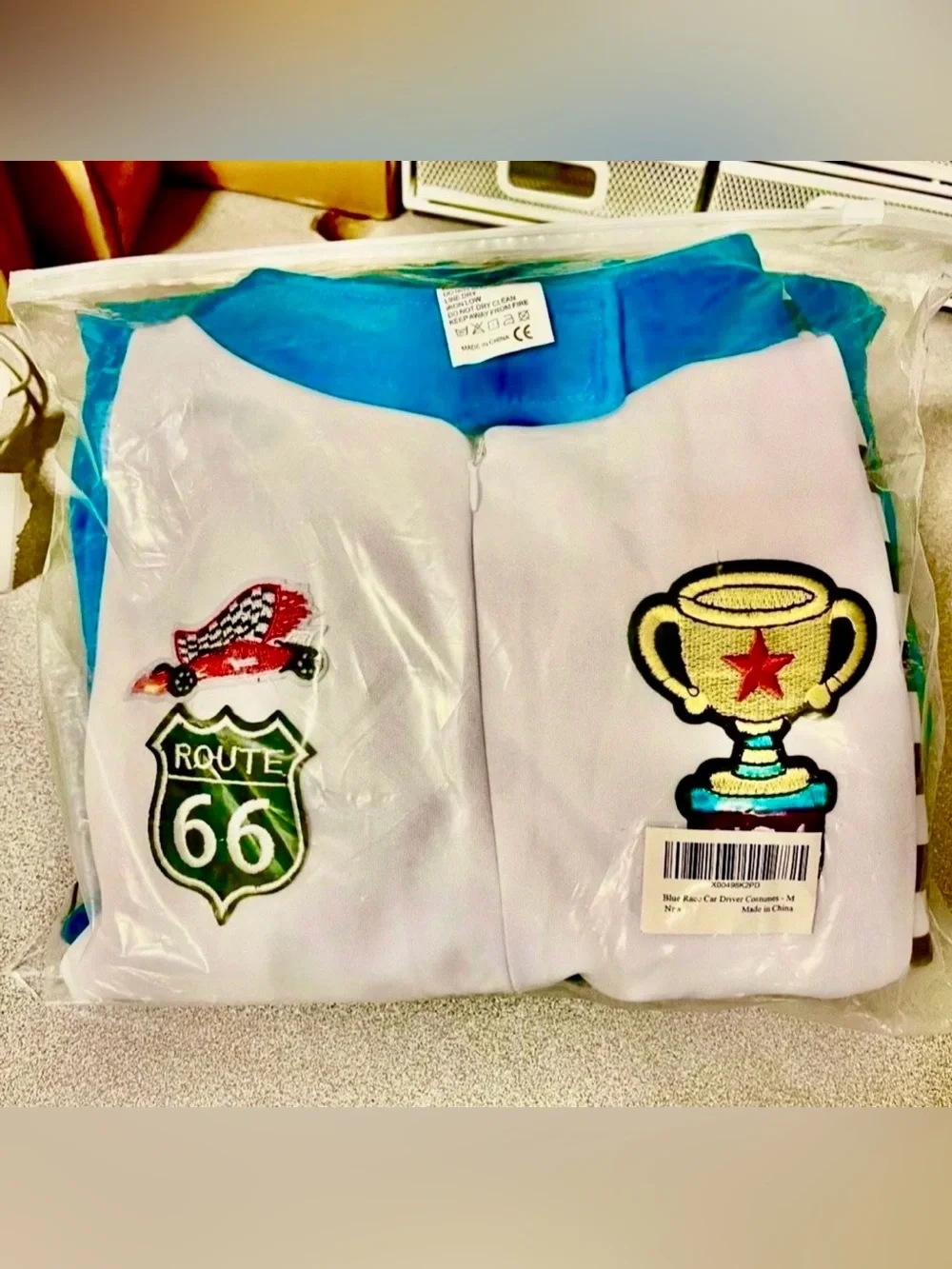 Kids Racing Suit Costume Toddler and Boys Race Car Driver Jumpsuit, Dress Up & P
